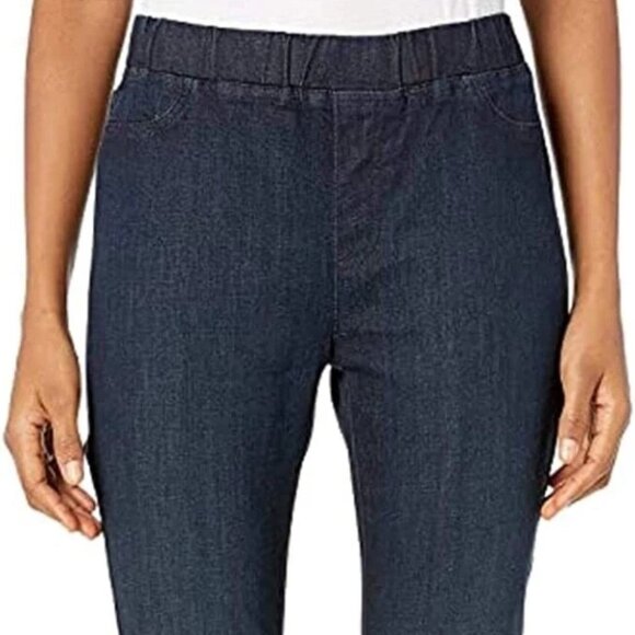 EILEEN FISHER Stretch Organic Cotton Jean Leggings (M) - Picture 1 of 13